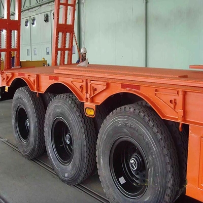 Tracteur à roues lourdes 80 100 120 150 tonnes semi-remorque chargeuse 7 essieux 8 essieux semi-remorque lowboy