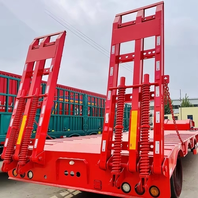 Trailers de 40 pieds lourds Lowboy à lit bas Semi-trailers avec service après-vente de 3 ans
