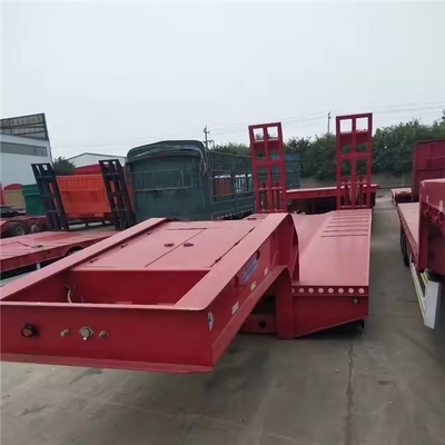 Trailers de 40 pieds lourds Lowboy à lit bas Semi-trailers avec service après-vente de 3 ans