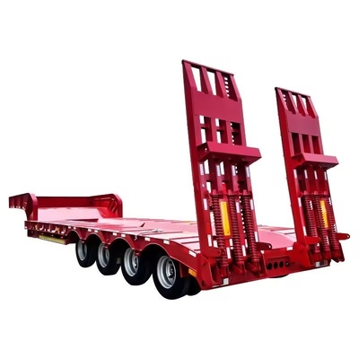 Camion à lit plat de type MacPherson Voiture à lit bas Dolly Trailer à deux vitesses