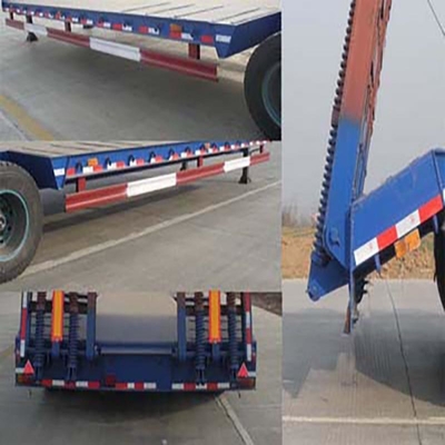 2.3 Arbre à col de cochon utilisée Lowboy Low Bed Trailer sans système de freinage antiblocage ABS