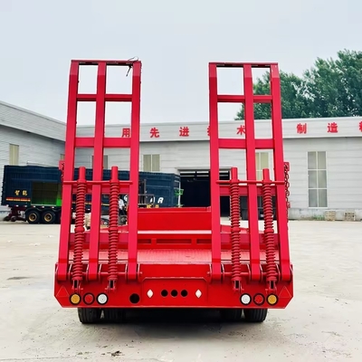 Semi-remorque à lit bas de 18 mètres de long Lowboy équipement remorques pour diverses industries
