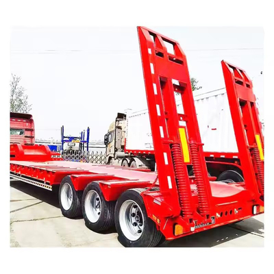 Trailers à roues basses 40 ft Trailers à bois pour le transport d'acier Autodépôt non autodépôt