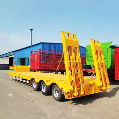 Chargeur à lit bas squelettique Semi-S 40FT 20FT camions conteneur remorque de transport pour durable
