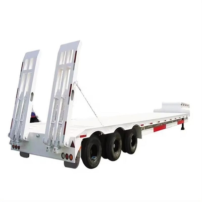 1820mm Lowboy 100 tonnes 4/6 essieux Lowbed Low Boy Semi-remorque pour la personnalisation