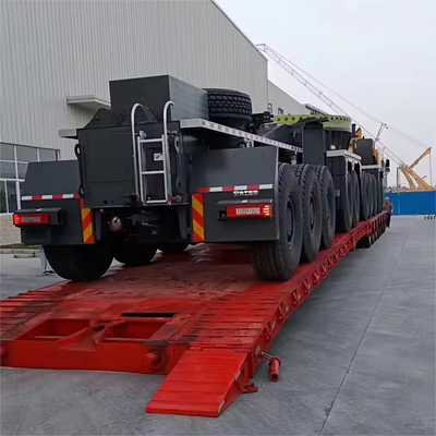 Trailers à roues de 13 tonnes à essieu bas centre de gravité pour le transport de matériel lourd
