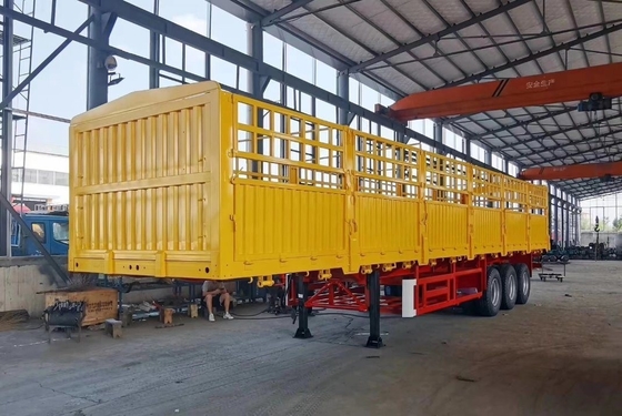 Système de freinage anti-blocage ABS Tracteur remorque à décharge personnalisée remorque à bascule latérale