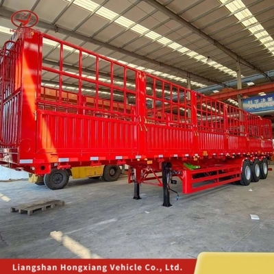 Trailers à roulement latéral à bras croisé de type 3 pour le transport de matériaux en pierre de sable