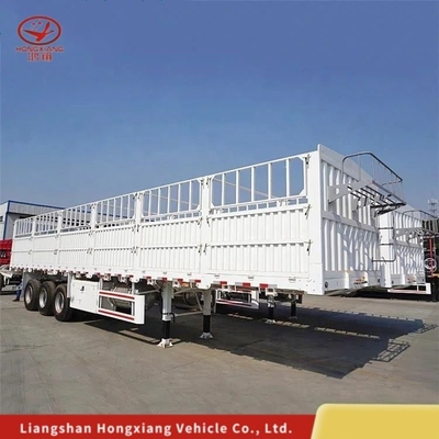 Trailers à roulement latéral à bras croisé de type 3 pour le transport de matériaux en pierre de sable