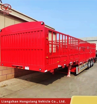 Trailers à roulement latéral à bras croisé de type 3 pour le transport de matériaux en pierre de sable