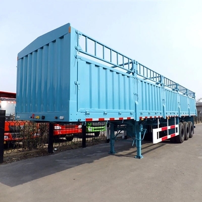 Tracé 1820 mm Meilleur vendeur Bœuf mouton transport de fret 3 axes 4 axes clôture semi-remorque