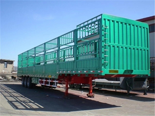 8 tonnes 2 ou 3 essieux Semi-remorques/remorques de camions basses 40T Semi-remorques à paroi latérale