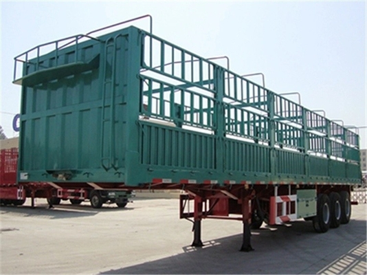 8 tonnes 2 ou 3 essieux Semi-remorques/remorques de camions basses 40T Semi-remorques à paroi latérale