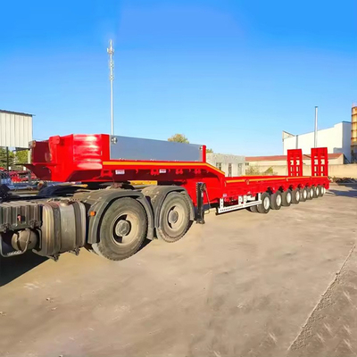 2.3 Nombre d'essieu Semi-remorque à plat pour le transport lourd de 100 à 200 tonnes