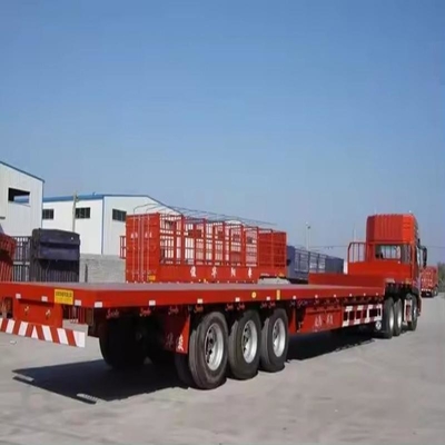 Trailers à plancher plat, modulaires et basse capacité de 100 à 200 tonnes