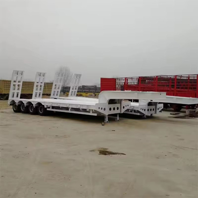 20 tonnes de transport industriel lourd plate-forme à plat à lit plein à lit bas remorque sans ABS