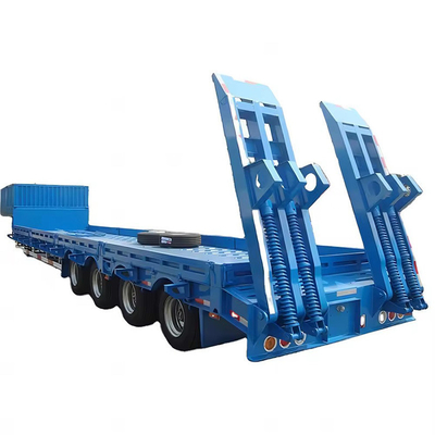 13 t d'essieu 40 ft de conteneur semi-remorque à plat en tandem remorque personnalisée avec 12 pneus