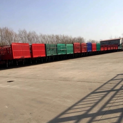 40 t 60 tonnes 3 essieux hautes clôtures latérales de transport de bétail
