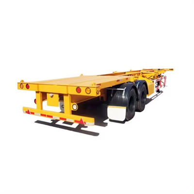 Trailers à plat bas de 40 pieds 3 essieux 60 tonnes multi-essieux avec rampe hydraulique et personnalisable
