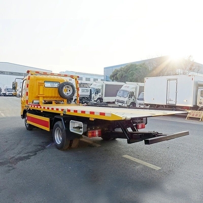 Chariot-remorque de récupération de 3 tonnes léger I-Suzu Kv100 4X2 à glisser-déposer pour le Kirghizistan