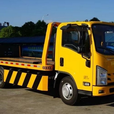 Chariot-remorque de récupération de 3 tonnes léger I-Suzu Kv100 4X2 à glisser-déposer pour le Kirghizistan
