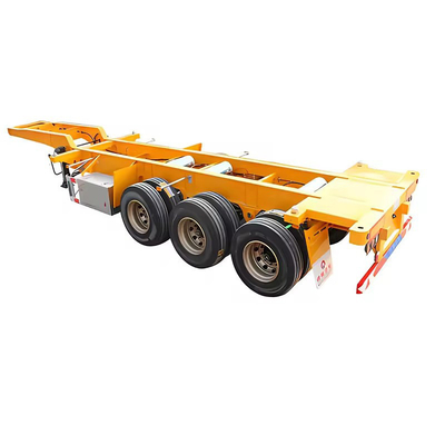 6 essieux 15m 60ft lit plat bas bas bas Lowboy Semi-remorque avec 13t Axle pour la livraison