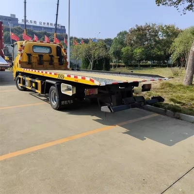 4*2 Wrecker Road Block Flatbed Cargo Tow Truck pour le support technique en ligne et le marché