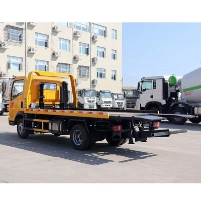 Camion de récupération de 25 tonnes équipé d'un chariot de levage et d'un chariot de récupération à lit plat