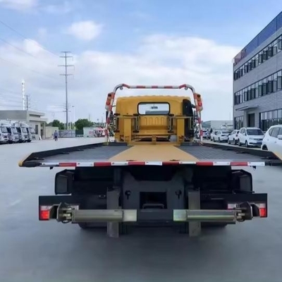 Camion de récupération de 25 tonnes équipé d'un chariot de levage et d'un chariot de récupération à lit plat