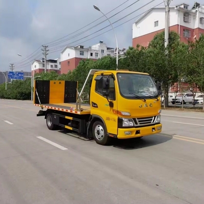 Camion de récupération de 25 tonnes équipé d'un chariot de levage et d'un chariot de récupération à lit plat