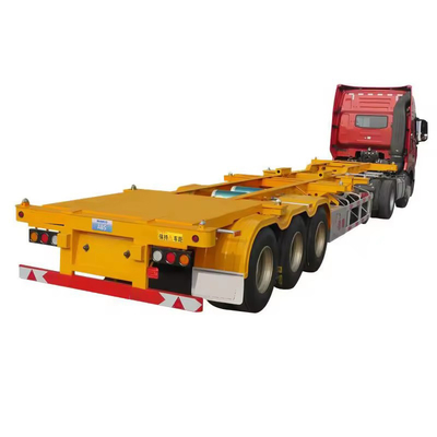 4 essieux bas plat semi-remorque bas lit plat 60 tonnes pour votre bénéfice