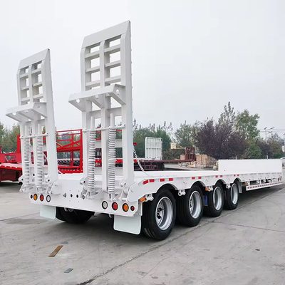 2.3 Personnalisation des essieux 100 tonnes remorques à roues basses pour le transport par excavatrice
