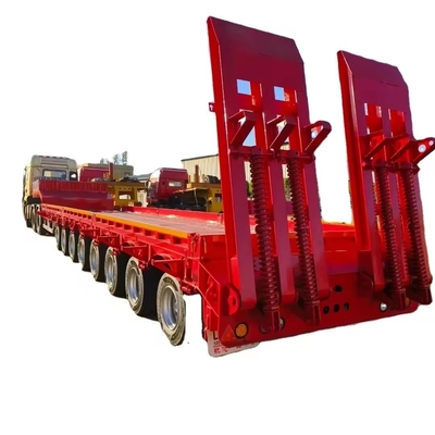 12r22.5 Pneus 3 essieux 4 essieux conteneur semi-remorque 40hq semi-remorque de chargement à plat