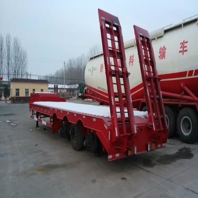 3 essieux 80 tonnes de levage de basculement de décharge de basculement semi-remorque remorque capacité de charge lourde