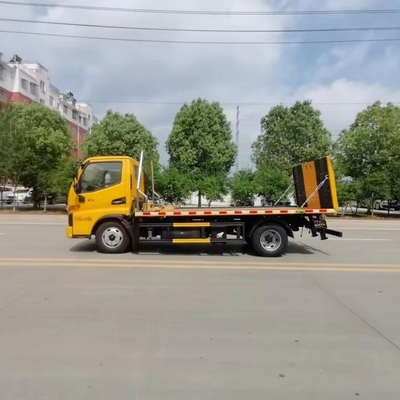5 tonnes de remorque à lit plat pour traction lourde