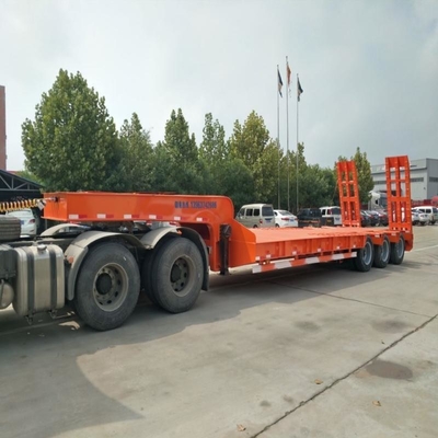 60 tonnes Dimension du semi-remorqueur à lit bas