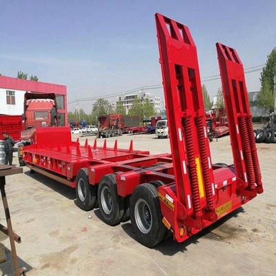 60 tonnes Dimension du semi-remorqueur à lit bas