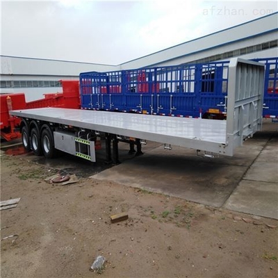 Personnalisation 3 essieux Excavateur de transport 60 tonnes semi-remorques utilisées basses avec essieu 13t