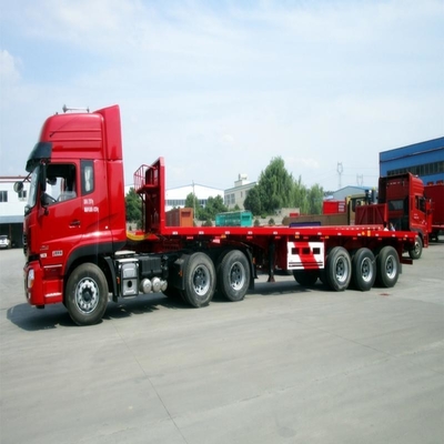 Personnalisation 3 essieux Excavateur de transport 60 tonnes semi-remorques utilisées basses avec essieu 13t