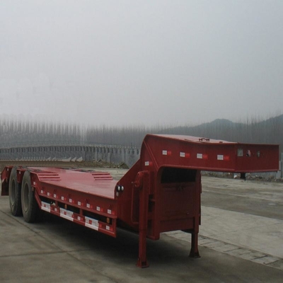 3 axes 50 tonnes 60 tonnes Semi-remorques basses pour le transport d'équipements lourds