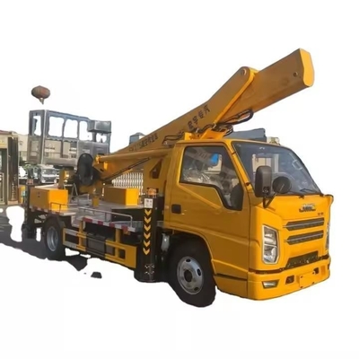 4x2 roue motrice camion monté 25m véhicule de travail aérien avec plate-forme et frein de coupe