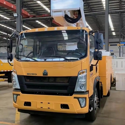 Véhicule de travail d'altitude 23m Téléscopique Plateforme de travail aérien Camion avec personnalisation