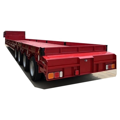 Trailers à plat bas de 60 à 80 tonnes Semi-trailers légers et à bande de roulement de 1820 mm