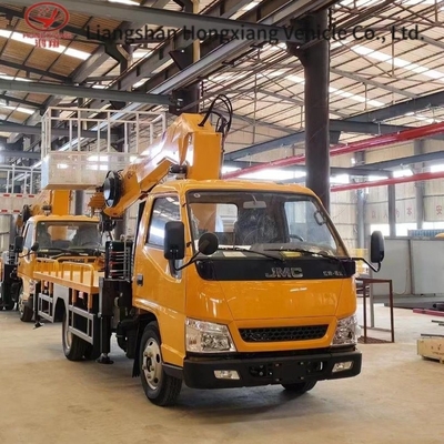 Plateforme de travail à haute altitude Dongfeng 16m camion aérien camion grue avec moteur Weichai
