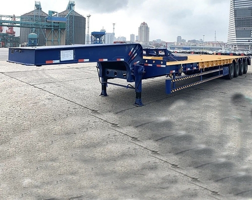 EHL9400L Semi-remorque à basse roue à quatre essieux à plat bas pour le transport léger
