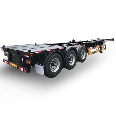 Système de freinage à double ligne EHL9400TJZ40 3 essieux 40 FT Semi-remorque à roues plates