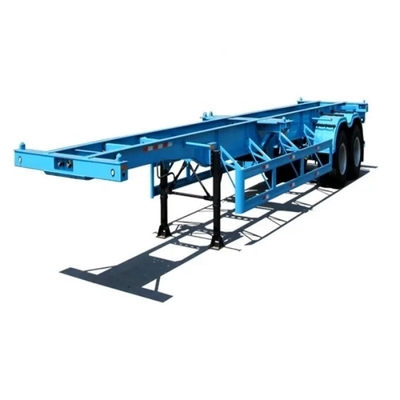 Semi-remorque à squelette personnalisable fabriquée à Shandong pour le transport de conteneurs de 40 pieds