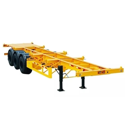 40 ft 50 tonnes remorque squelettique conteneur de chargement en acier remorques semi-remorques couleur 1