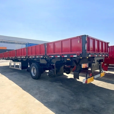 Trailers à décharge à trois axes, camions à décharge à paroi, semi-remorques avec service après-vente d'un an