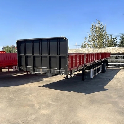 Trailers à décharge à trois axes, camions à décharge à paroi, semi-remorques avec service après-vente d'un an